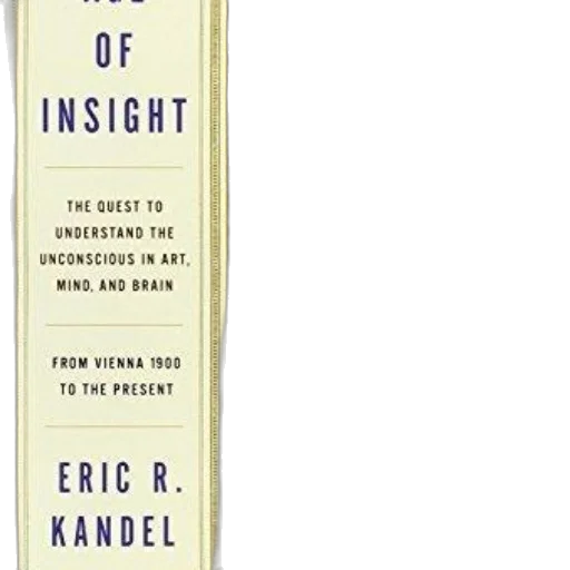 cover, age, insight, eric, kandel, featuring, intricate, golden transparent PNG cut-out