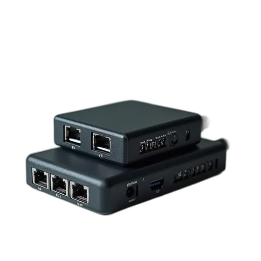 crown, 3d render, two, port, hub, adapters transparent PNG cut-out