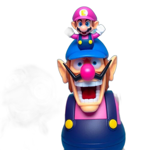 car, face, hat, mask, 3d render, concept art, three, animated transparent PNG cut-out