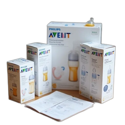collection, philips, avent, baby, care, products, displayed, wooden transparent PNG cut-out