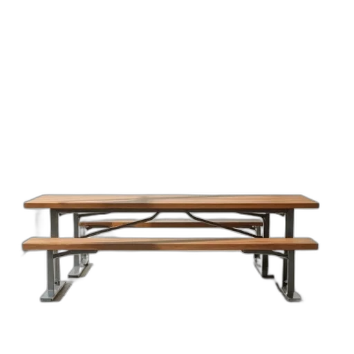 furniture, 3d render, photorealistic, concept art, empty, rectangular, cafeteria, table transparent PNG cut-out
