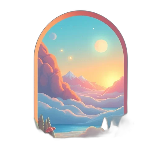 jacket, concept art, fantasy art, vaporwave transparent PNG cut-out
