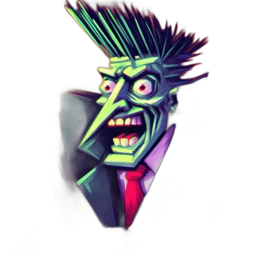 face, mask, staff, creature, concept art, 3d render, comic book art, pixel art transparent PNG cut-out