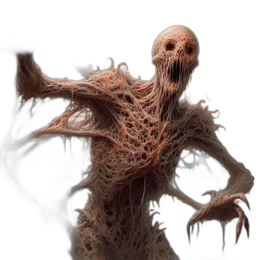 creature, hair, face, animal, concept art, 3d render, photorealistic, fantasy art transparent PNG cut-out