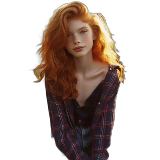 dress, jacket, hair, jewelry, photorealistic, fantasy art, concept art, oil painting transparent PNG cut-out