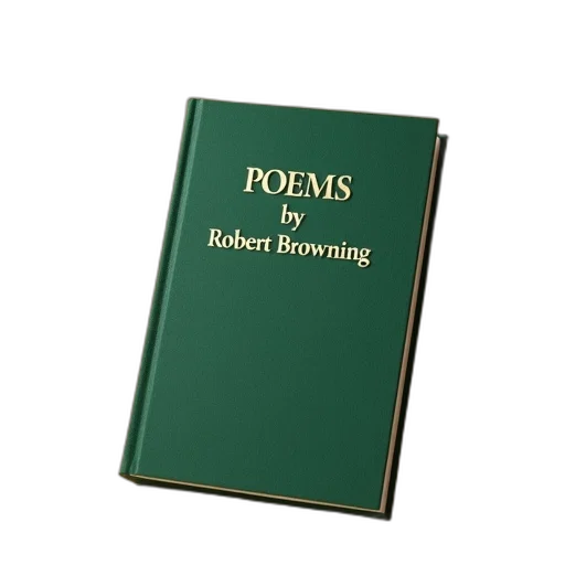 jacket, green, book, gold, embossed, title, poems, robert transparent PNG cut-out