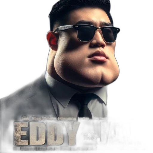 face, concept art, 3d render, photorealistic, cartoon, movie, poster, eddy transparent PNG cut-out