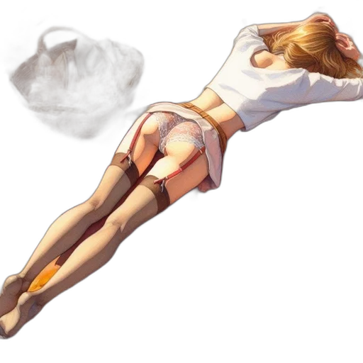 staff, concept art, photorealistic, watercolor, fantasy art, fire, fog, woman transparent PNG cut-out