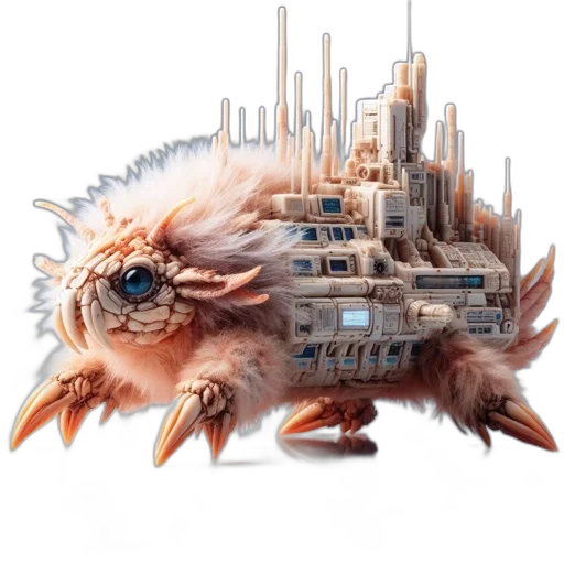 creature, dragon, animal, concept art, fantasy art, 3d render, pixel art, fantastical transparent PNG cut-out