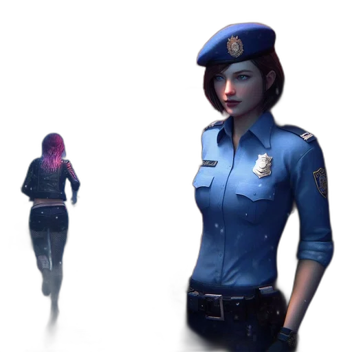 staff, jacket, concept art, 3d render, comic book art, fantasy art, blue, icy transparent PNG cut-out