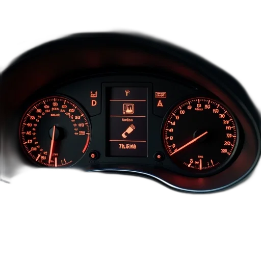 car, weapon, 3d render, set, dashboard, symbols, including, indication transparent PNG cut-out