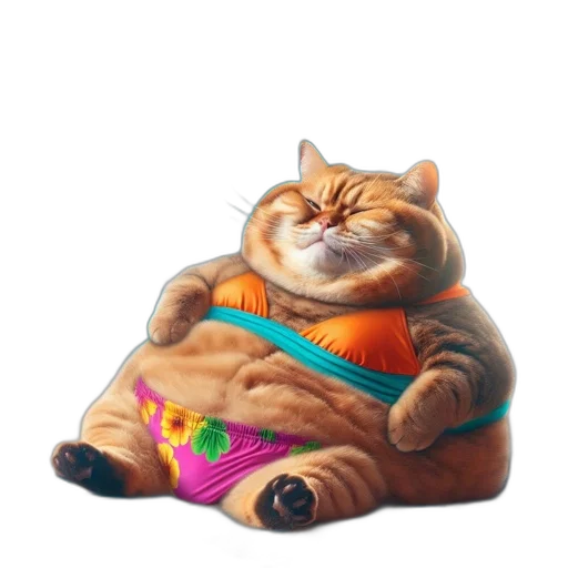 food, animal, dress, jacket, photorealistic, 3d render, concept art, pastel transparent PNG cut-out