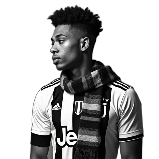 jacket, cartoon, photorealistic, juventus transparent PNG cut-out