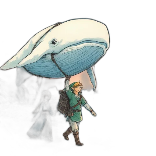 creature, concept art, watercolor, pixel art, fantasy art, underwater, young, man transparent PNG cut-out