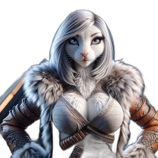 dragon, staff, fantasy art, concept art, comic book art, 3d render, anthropomorphic, rabbit transparent PNG cut-out