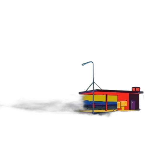 furniture, robot, weapon, umbrella, pixel art, concept art, 3d render, photorealistic transparent PNG cut-out