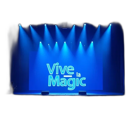 3d render, photo, festival, stage transparent PNG cut-out