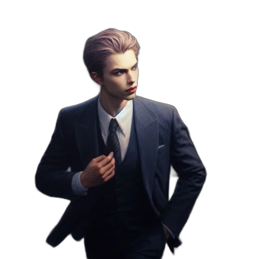 staff, jacket, face, mask, concept art, photorealistic, 3d render, pixel art transparent PNG cut-out