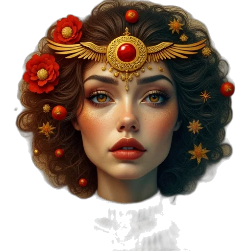 crown, jewelry, face, mask transparent PNG cut-out