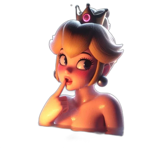 crown, face, jewelry, dress, 3d render, concept art, pixel art, cartoon transparent PNG cut-out