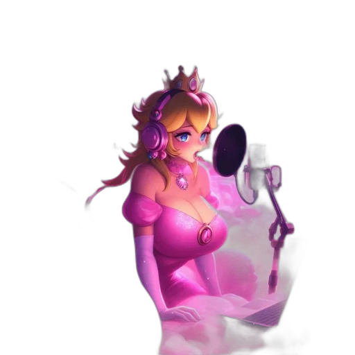 crown, staff, dress, weapon, 3d render, concept art, fantasy art, pixel art transparent PNG cut-out