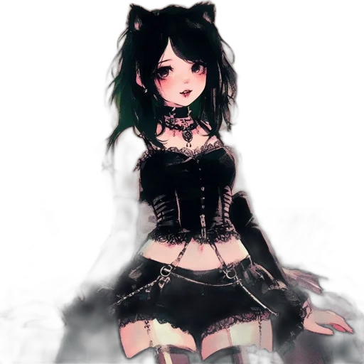 dress, mask, creature, staff, fantasy art, anime, pixel art, concept art transparent PNG cut-out