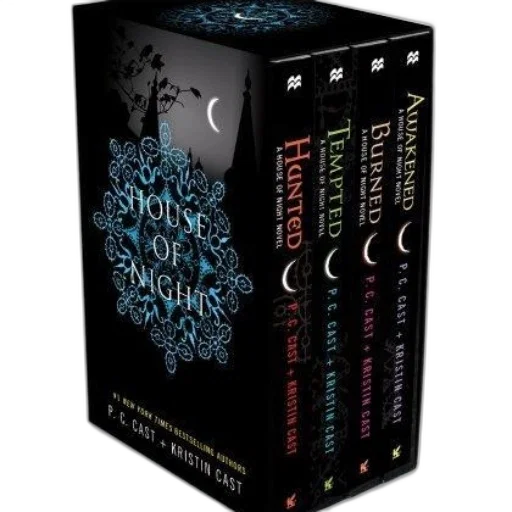 image, shows, boxed, set, four, house, night, novels transparent PNG cut-out