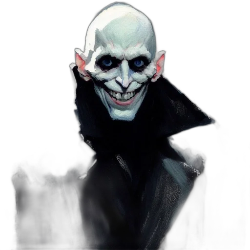 mask, face, creature, staff, concept art, watercolor, comic book art, fantasy art transparent PNG cut-out