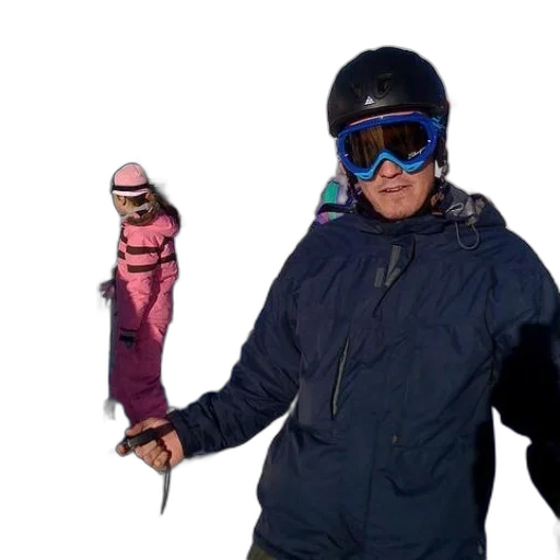 jacket, staff, hat, face transparent PNG cut-out
