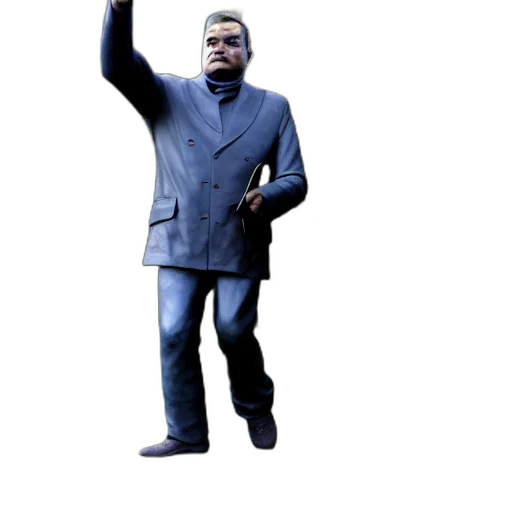 staff, jacket, 3d render, concept art transparent PNG cut-out