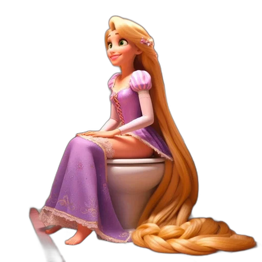 dress, crown, furniture, 3d render, concept art, animated, female, character transparent PNG cut-out