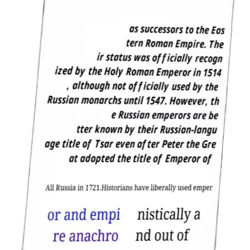weapon, historical, text, discussing, status, russian, emperors, successors transparent PNG cut-out
