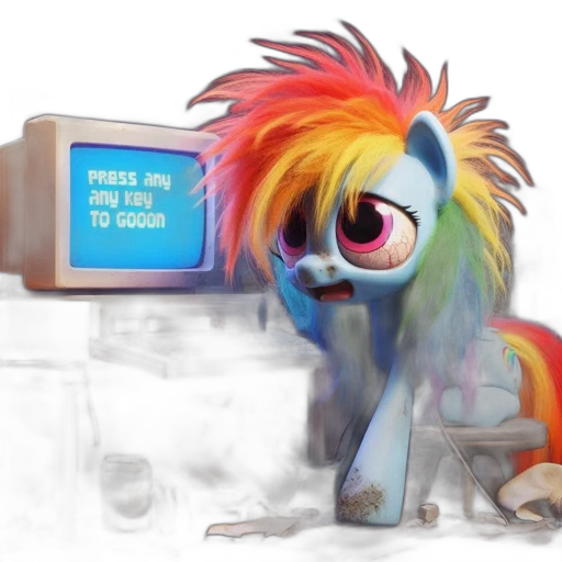 concept art, 3d render, fantasy art, old, computer, screen, displays, text transparent PNG cut-out