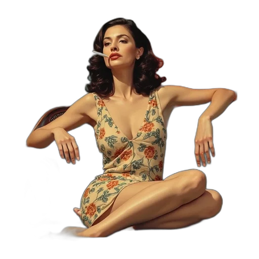 dress, concept art, photorealistic, pixel art, comic book art, vintage-style, poster, featuring transparent PNG cut-out