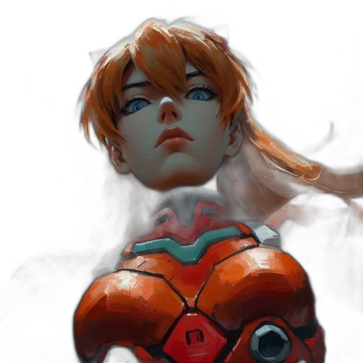 robot, face, mask, weapon, concept art, anime, comic book art, photorealistic transparent PNG cut-out