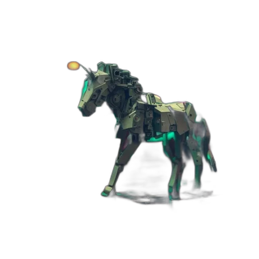 animal, weapon, staff, robot, concept art, pixel art, 3d render, fantasy art transparent PNG cut-out