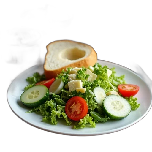 food, 3d render, photorealistic, plate, placed, dining, table, contains transparent PNG cut-out
