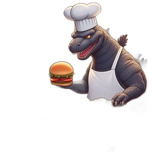 food, animal, dragon, creature, concept art, watercolor, pixel art, photorealistic transparent PNG cut-out