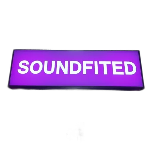 staff, vaporwave, 3d render, large, modern, building, purple, sign transparent PNG cut-out
