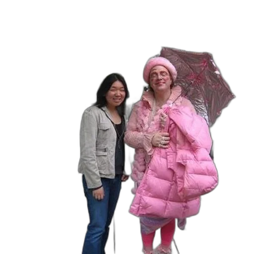 umbrella, jacket, staff, dress transparent PNG cut-out