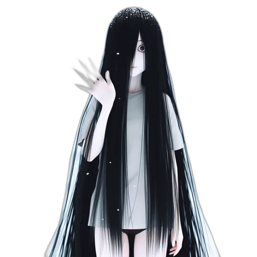 dress, hair, creature, mask, concept art, anime, 3d render, fantasy art transparent PNG cut-out
