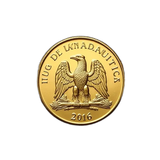 2016, canadian, gold, eagle, medallion, bracelet transparent PNG cut-out