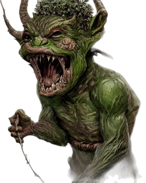 creature, staff, animal, face transparent PNG cut-out