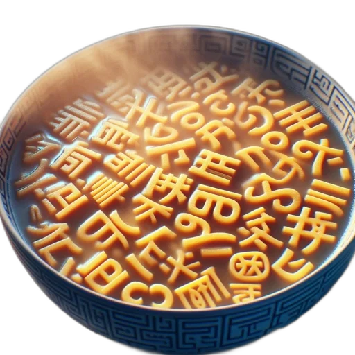 food, jewelry, 3d render, photorealistic, image, displays, steaming, bowl transparent PNG cut-out