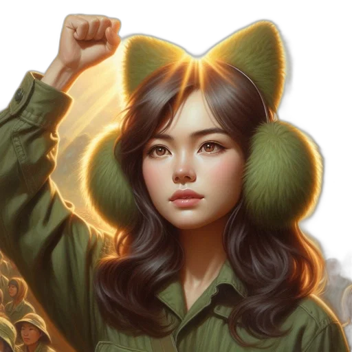 staff, weapon, fantasy art, photorealistic, concept art, comic book art, green, defiant transparent PNG cut-out