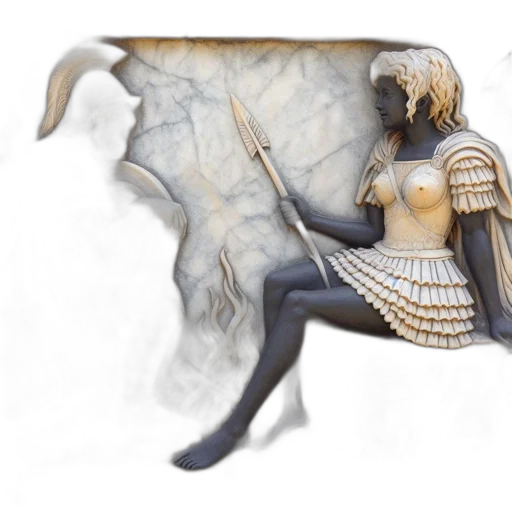 jewelry, concept art, fantasy art, 3d render, photorealistic, ancient, stone, relief transparent PNG cut-out