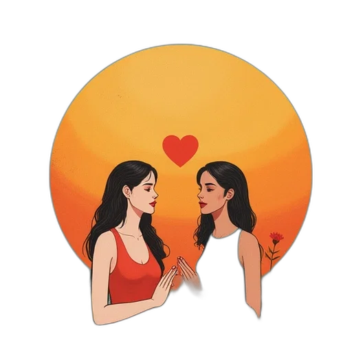 jewelry, cartoon, concept art, pixel art, sunset, fire, red, twice transparent PNG cut-out