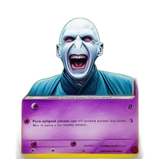 mask, creature, face, staff, concept art, vaporwave, comic book art, pixel art transparent PNG cut-out