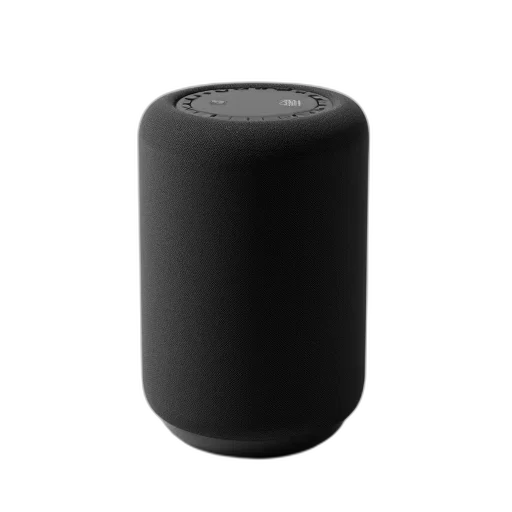 bottle, furniture, hat, robot, 3d render, black, wireless, speaker transparent PNG cut-out