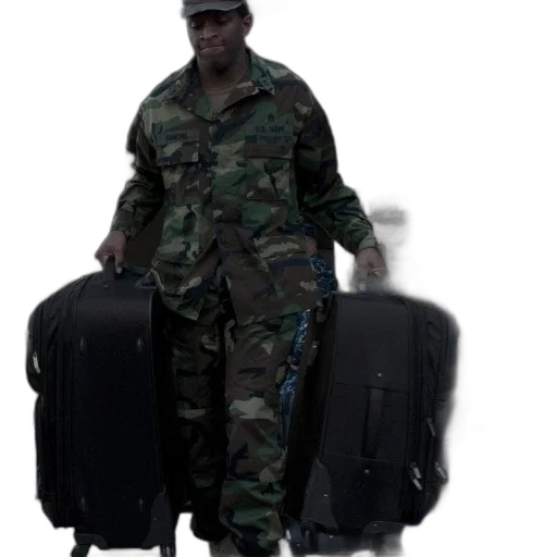 jacket, staff, weapon, concept art, 3d render, two, soldiers, uniform transparent PNG cut-out